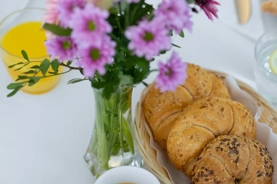 Frühstück im Hotelrestaurant